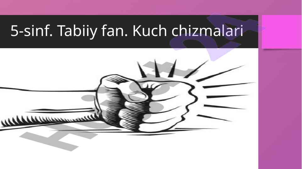 Kuch chizmalari va nyutonning ikkinchi qonuni