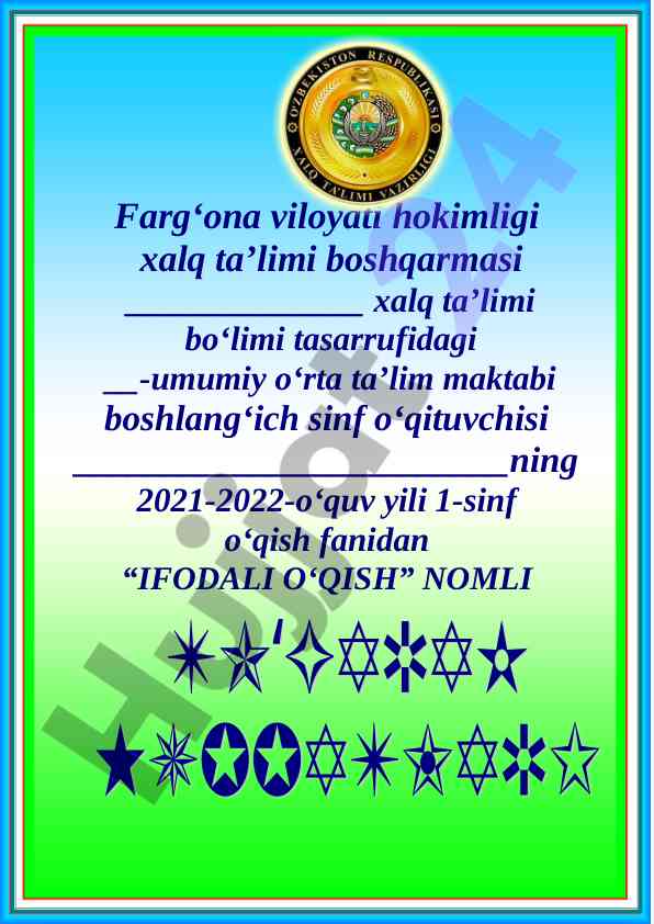 O‘qituvchi o‘quv yili bo‘yicha ma’lumotlar
