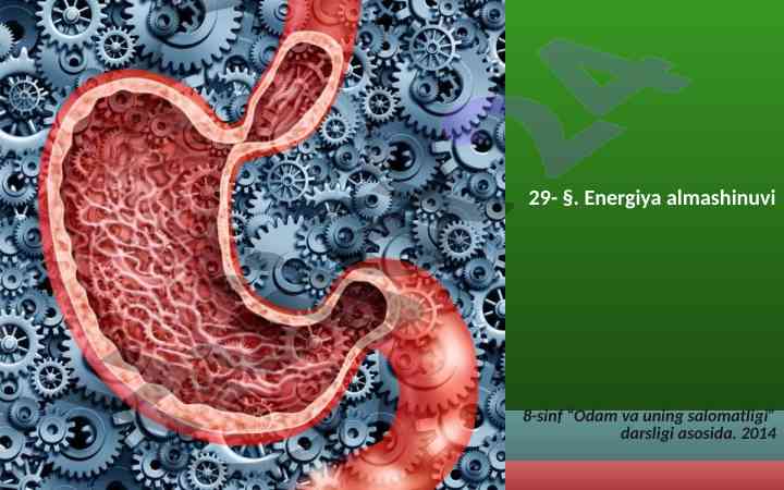 Energiya almashinuvi asoslari 8-sinf darsligi