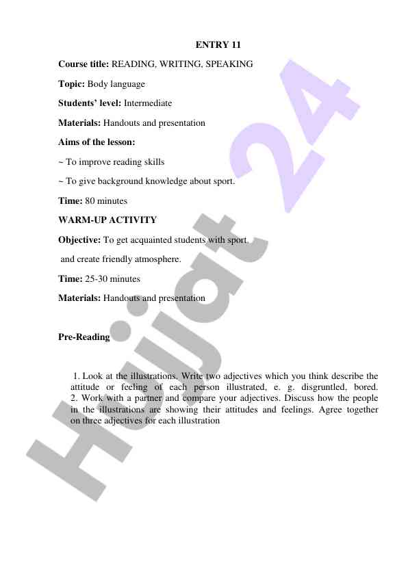 Effective body language reading and writing skills