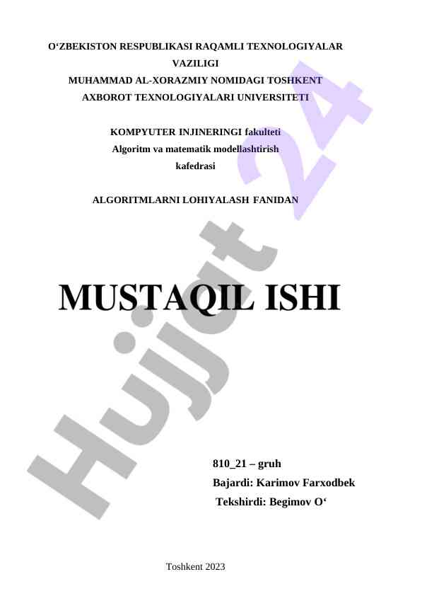 Chiziqli dasturlash masalalari uchun tayanch yechim