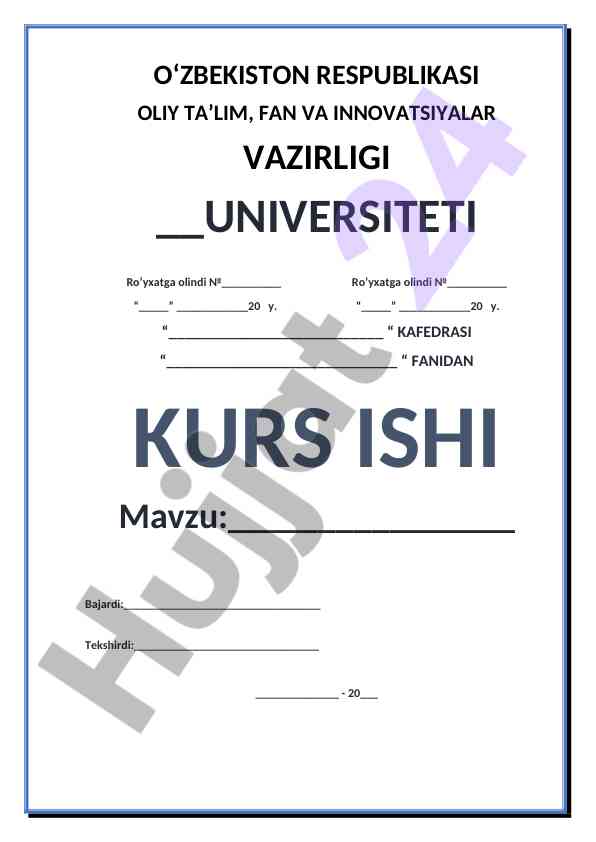 AXBOROT XIZMATI TARBAT QILISH USULLARI
