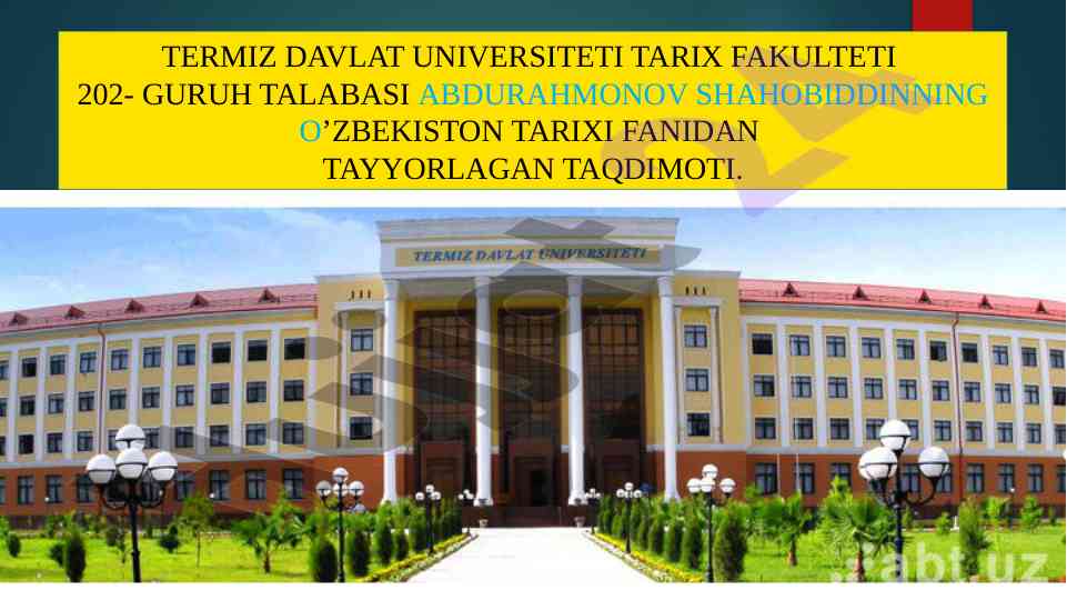 Qo‘qon xonligi harbiy mansablari taqdimoti