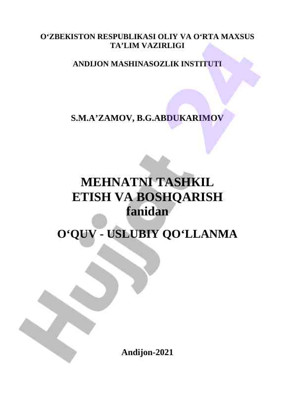 O‘quv-uslubiy qo‘llanma: ta’lim va texnologiyalar
