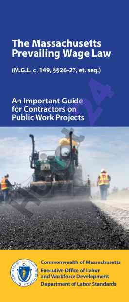 Massachusetts prevailing wage law guide for contractors