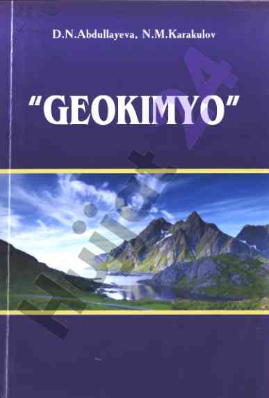 Geokimyo oliy ta’lim qo'llanmasi