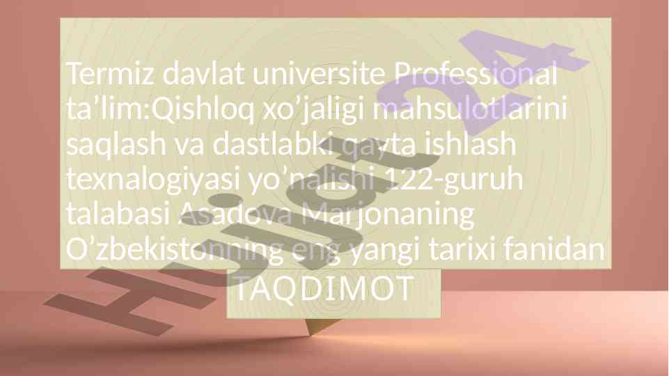 Mustaqil o‘zbekiston respublikasi tashkil topishi
