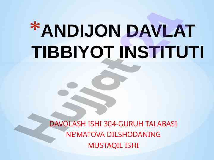 Qon ketishini oldini olish usullari