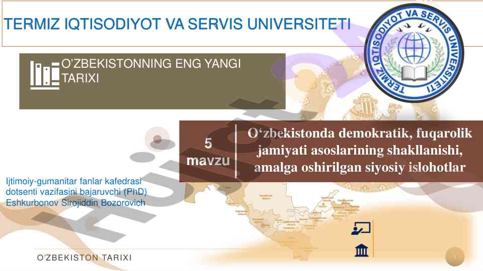O'zbekiston tarixi va demokratik islohotlar