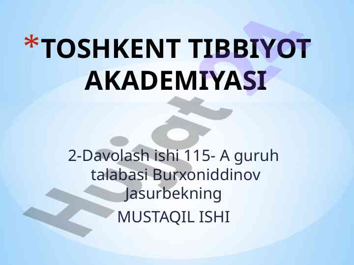 Kamolotiga tasir qiluvchi omillar tahlili