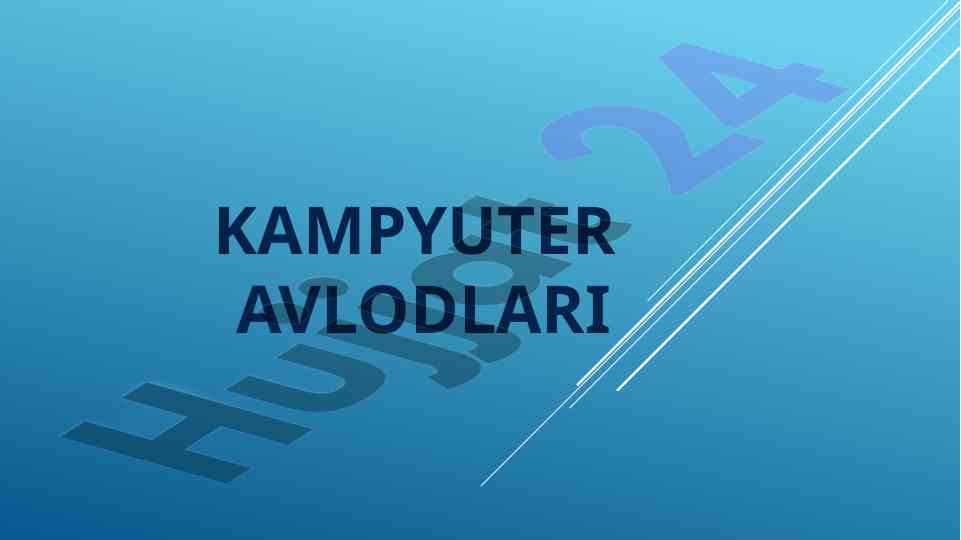 Tarixdagi birinchi portativ kompyuterlar haqida
