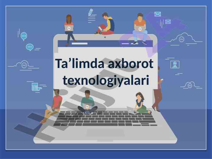 Operatsion tizimlar va ularning turlari to‘g‘risida ma’lumot