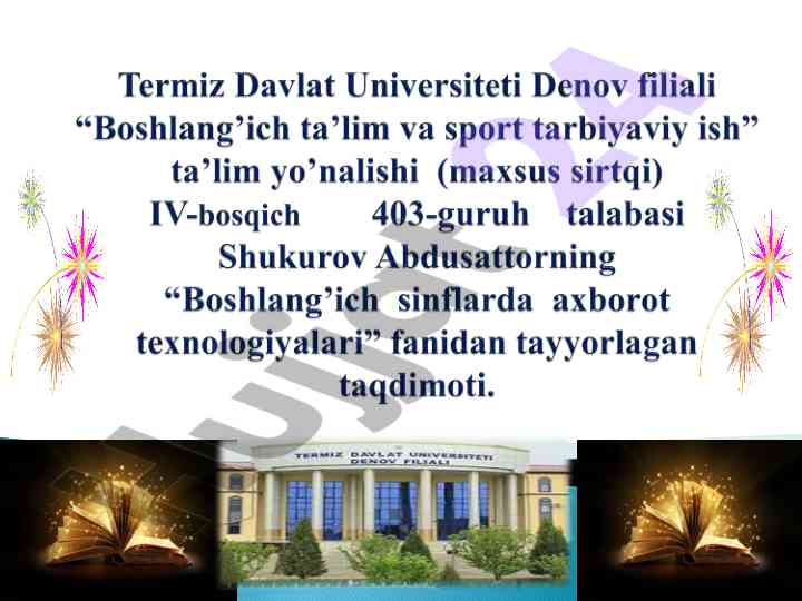 Kompyuter va mobil qurilmalar operatsion tizimlari