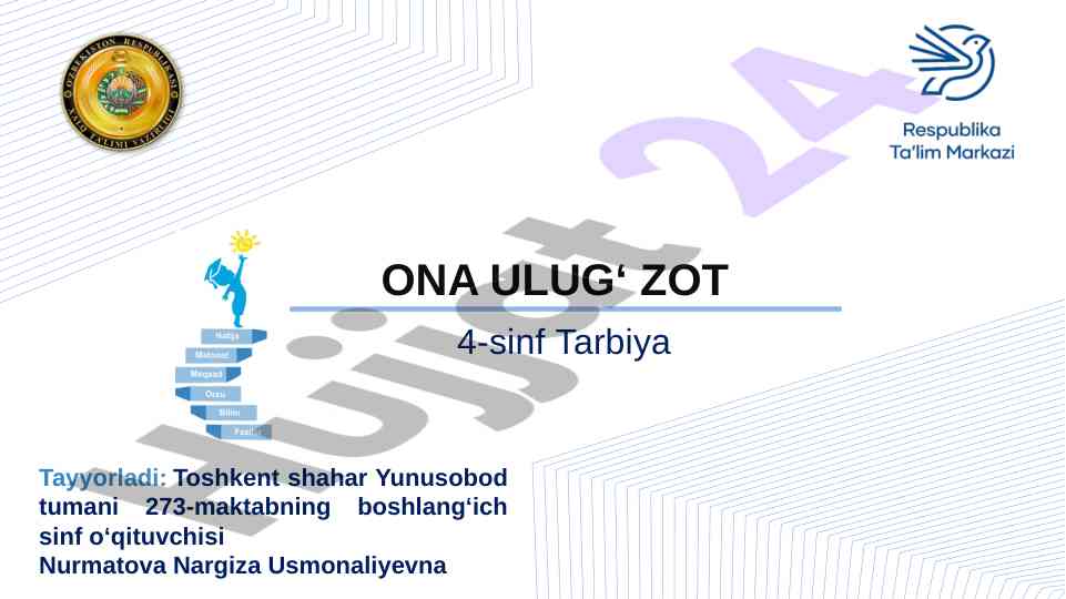 Ona ulug‘ zot: aqlni charxlash uchun savollar