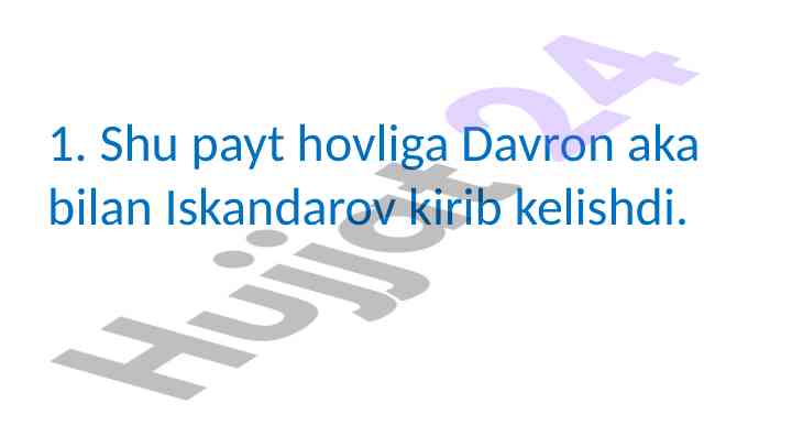 Qishloq hayoti va o‘yin-kulgi taqdimoti