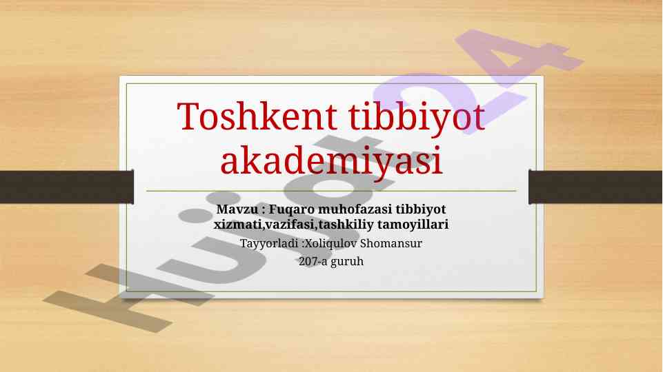 Fuqaro muhofazasi tibbiyot xizmati tashkilotlari