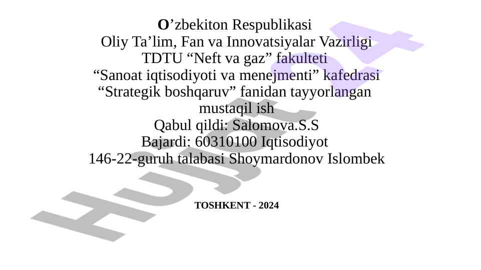Samsung kompaniyasining rivojlanishi va boshqaruvi