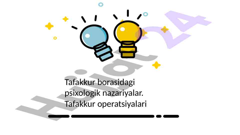 Tafakkur psixologiyasi: nazariyalar va tahlillar