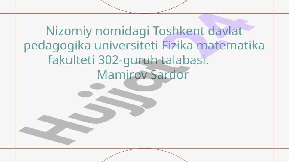 Ixtisoslashgan tizimlar ta'rifi va asosiy xususiyatlari
