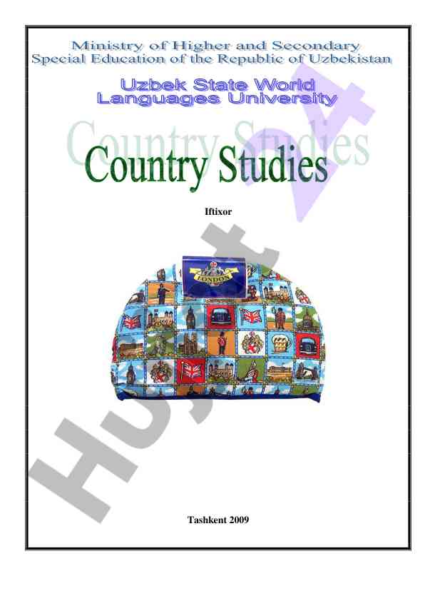Country studies for english language learning