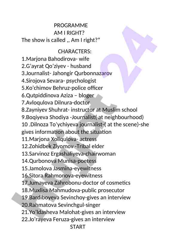 Am i right? show overview and character analysis