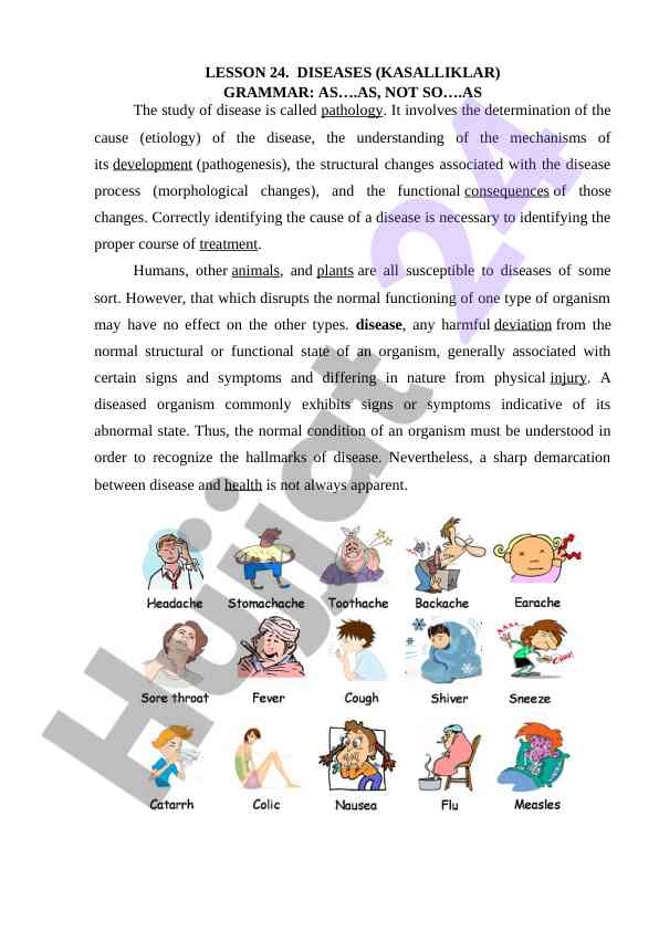 Understanding diseases and their mechanisms