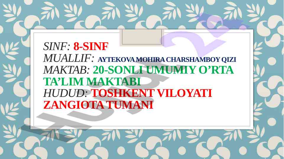 Muskullar va ularning tuzilishi haqida ma'lumot