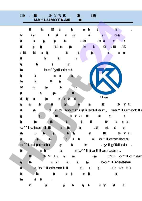 Kompas 3d v1 7.1 grafik dasturining imkoniyatlari