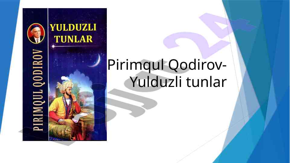 Yulduzli tunlar asari tahlili va muallif biografiyasi