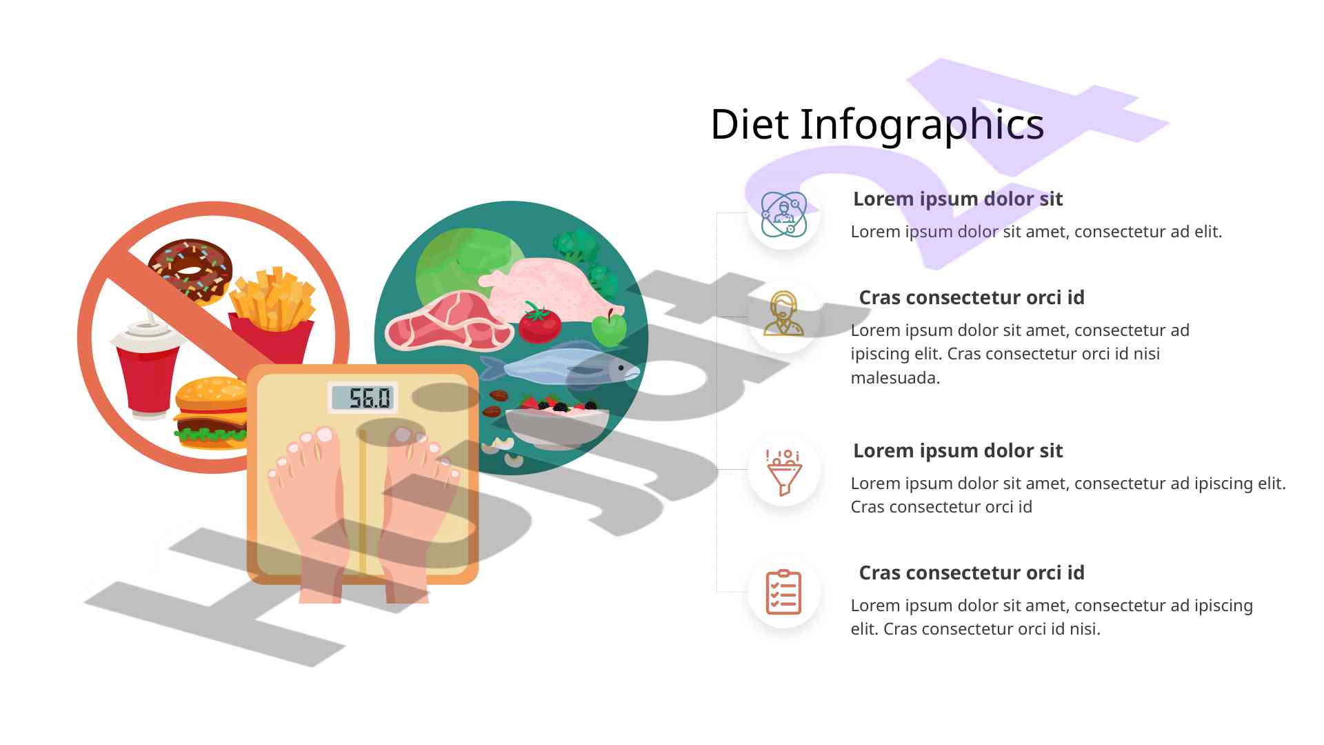 Diet infographics diet plan for weight loss
