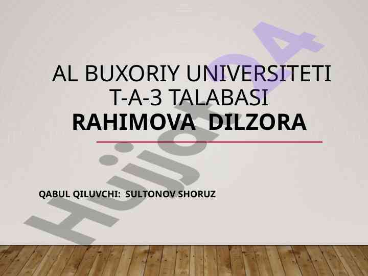 Tayyorlangan buddizm haqida referat