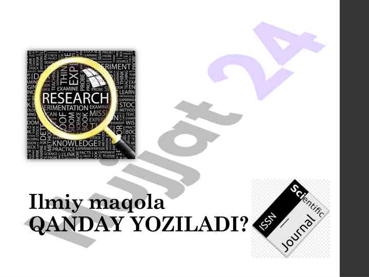 Qanday yoziladi? ilmiy matnlarning turlari