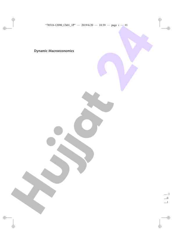 Dynamic macroeconomics overview and insights