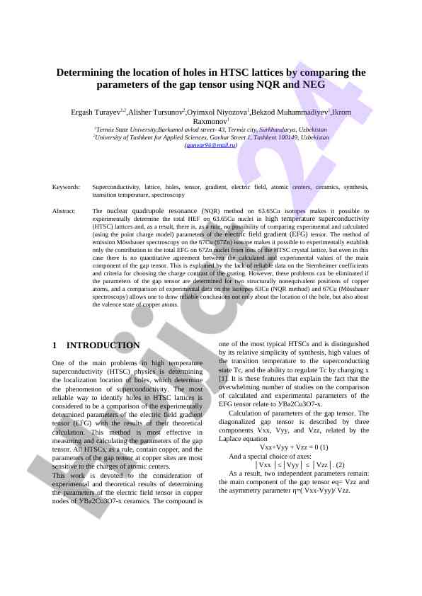 Experimental study on high temperature superconductivity