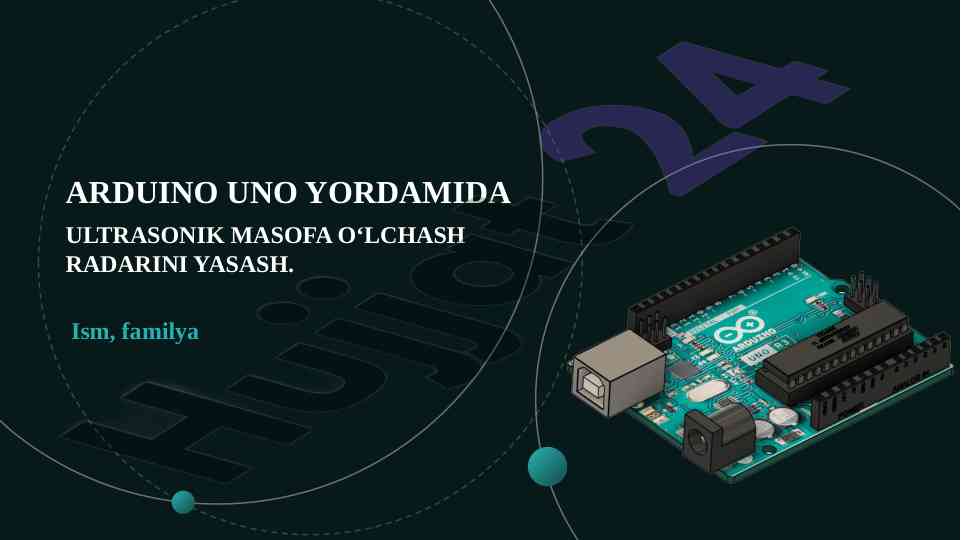 Ultratovushli Sensor Bilan Ob'ektlar O'lchash