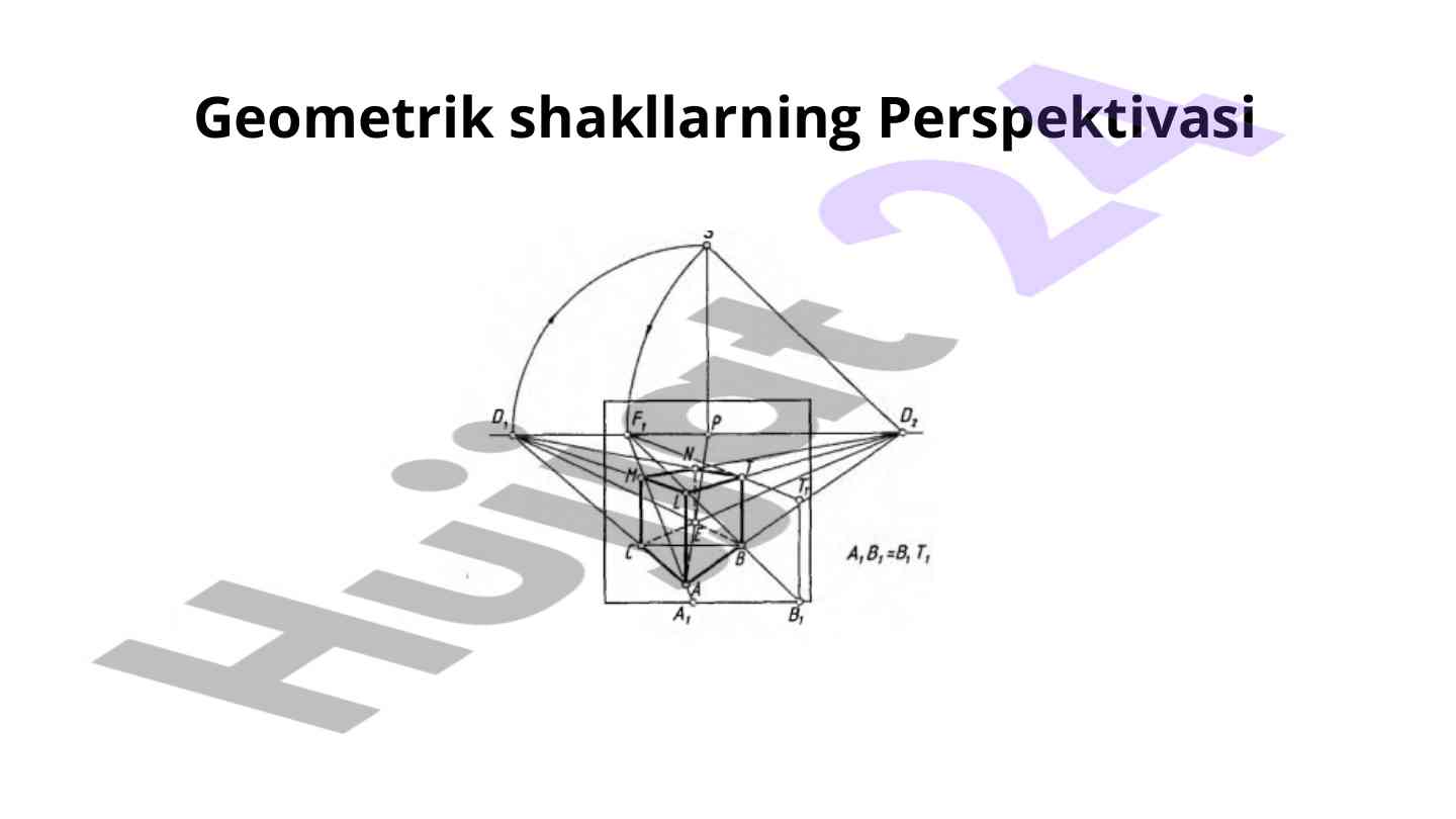 Geometrik shakllarning perspektivasi o'rganilishi