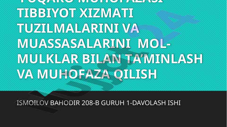 Fuqaro muhofazasi tibbiyot xizmati tashkiloti