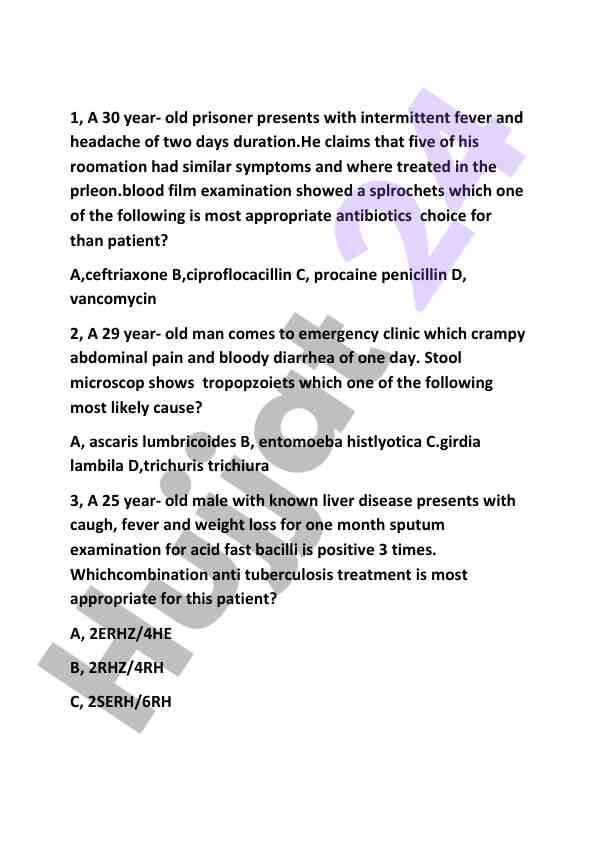 Antibiotic choices for common infectious symptoms