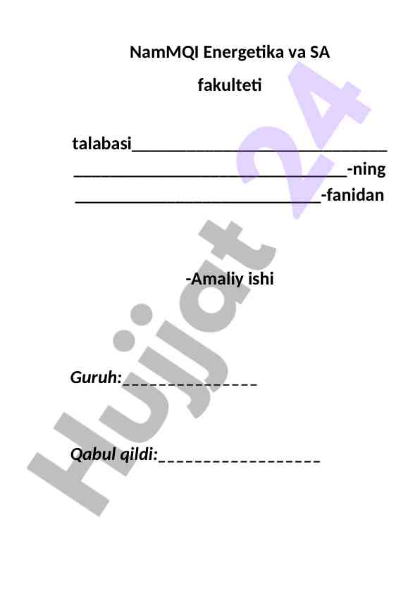 Operativ va doimiy xotiralar texnik tasnifi