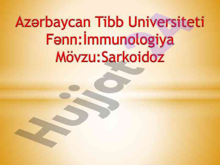 Sarkoidoz: müalicəsi bilinməyən bir xəstəlik