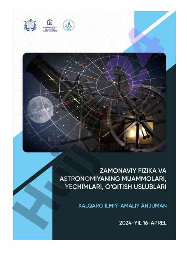 Zamonaviy fizika va astronomiyaning muammolari