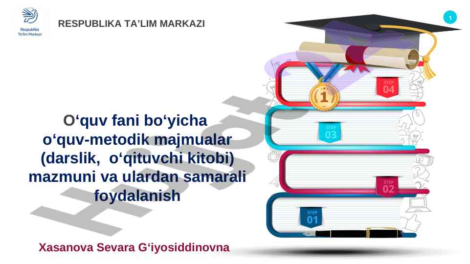 O‘quv metodik majmualar va ularning foydalanilishi
