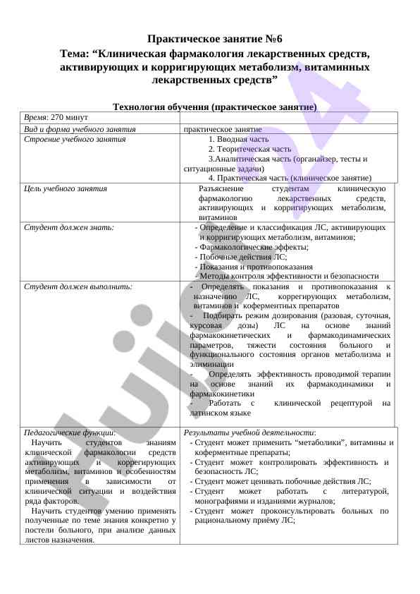 Клиническая фармакология и метаболизм лекарств
