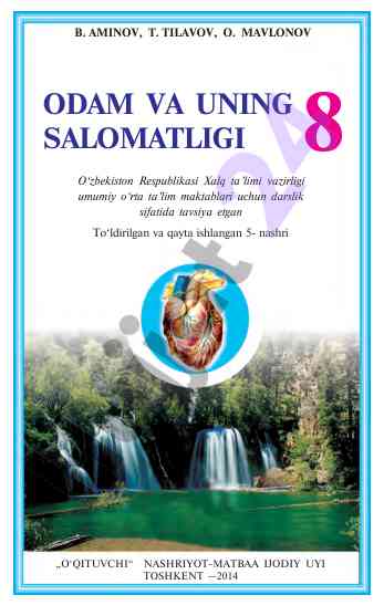 Odam va uning salomatligi o‘quv qo‘llanmasi