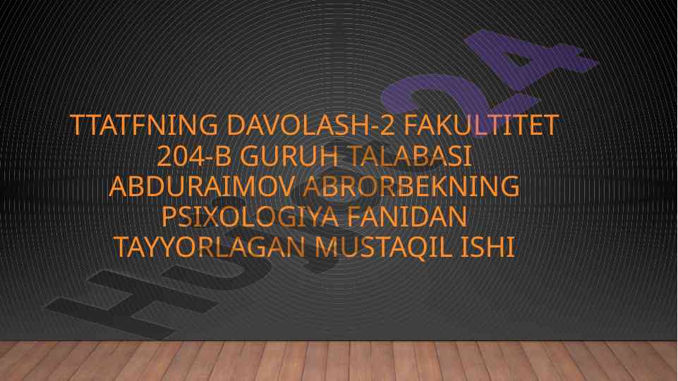 Rivojlanishning yoshga va induvidual xususiyatlarga oid