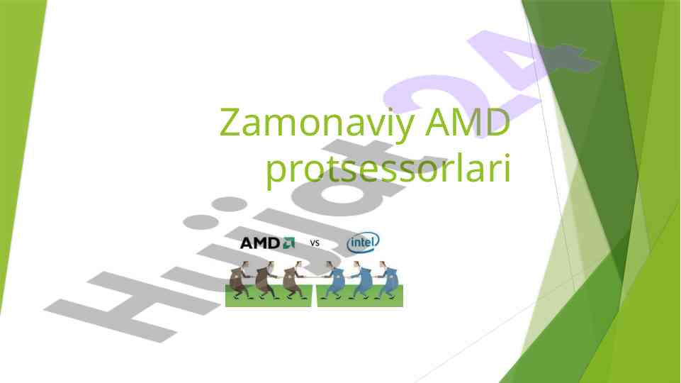 Zamonaviy amd protsessorlari tanlash bo'yicha qo'llanma