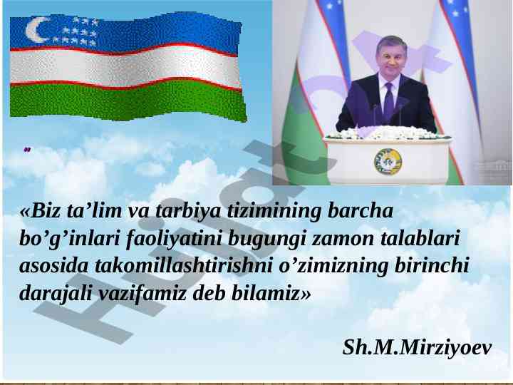 Axborot va kommunikasiya mavzusi bo'yicha dars ishlanmasi