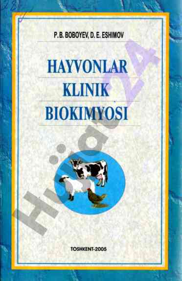 Hayvonlar klinik biokimyosi darsligi