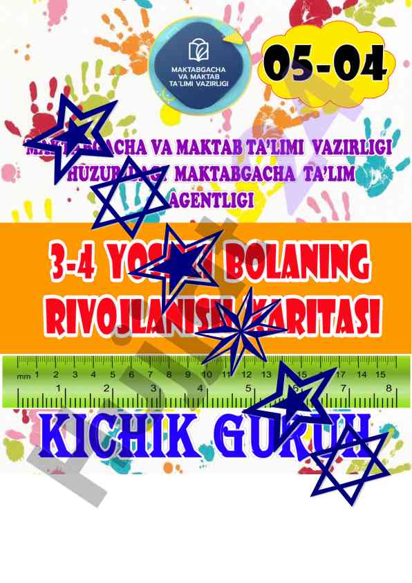 Bolalarning rivojlanish xaritalari kuzatish jarayoni