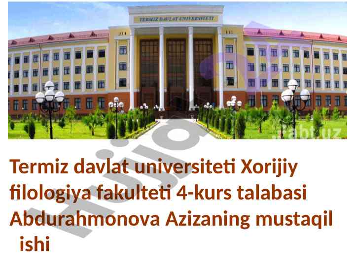 Yoshlik davrlarining morfologik va fiziologik xususiyatlari